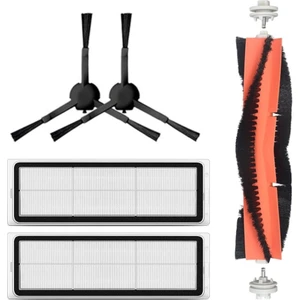 Xiaomi Mop 2 Pro+3D (DİKKAT:KAMERALI-PLUS GLOBAL) Uyumlu Yedek Mopsuz Fırça Hepa Filtre Seti-5 Parça