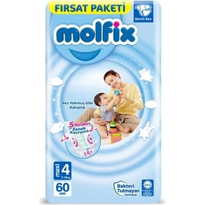 4 Numara Bebek Bezi 7-14 kg 60'lı