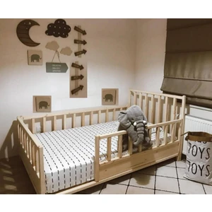 Baby Kinder Tuna Doğal Montessori Bebek ve Çocuk Karyolası