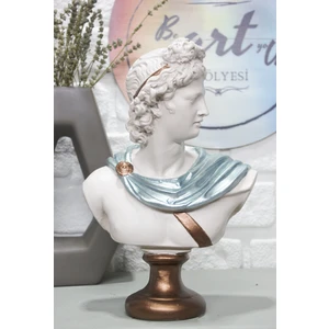 Be Art You Apollo Büst Heykel Bej
