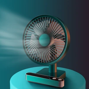 F702 Otomatik Sarılma LED Ekran Fan Yeşili (Yurt Dışından)