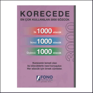Fono Yayınları Korece En Çok Kullanılan 3000 Sözcük