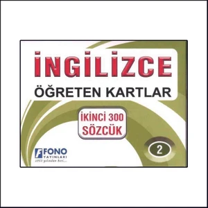 Fono Yayınları Ingilizce Öğreten Kartlar 2 Ikinci 300 Sözcük