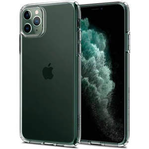 Apple iPhone 11 Pro Max Kılıf Crystal Clear Liquid Soft Transparent Şeffaf Ince Silikon