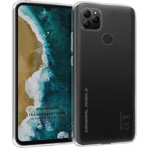 General Mobile GM21 Kılıf Crystal Clear Liquid Soft Transparent Şeffaf Ince Silikon