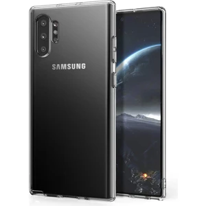 Samsung Galaxy Note 10 Plus Kılıf Crystal Clear Liquid Soft Transparent Şeffaf Ince Silikon