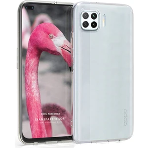Oppo Reno 4 Lite Kılıf Crystal Clear Liquid Soft Transparent Şeffaf Ince Silikon