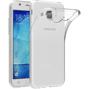 Samsung Galaxy J7 - J7 Core Kılıf Crystal Clear Liquid Soft Transparent Şeffaf Ince Silikon