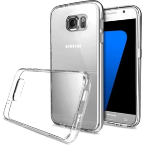 Samsung Galaxy S7 Edge Kılıf Crystal Clear Liquid Soft Transparent Şeffaf Ince Silikon