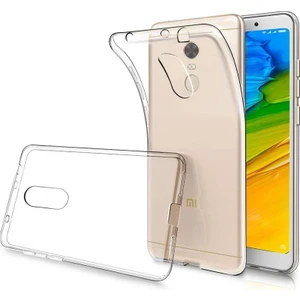 Xiaomi Redmi 5 Plus Kılıf Crystal Clear Liquid Soft Transparent Şeffaf Ince Silikon
