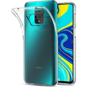 Xiaomi Redmi Note 9s Kılıf Crystal Clear Liquid Soft Transparent Şeffaf Ince Silikon