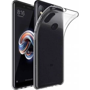 Xiaomi Redmi Note 5 Pro Kılıf Crystal Clear Liquid Soft Transparent Şeffaf Ince Silikon