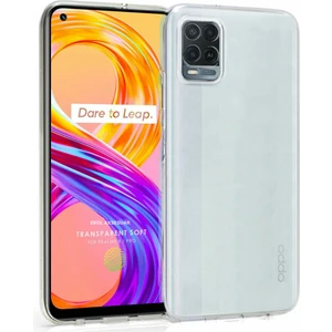Realme 8 Kılıf Clear Soft Transparent Şeffaf Ince Silikon + Ekran Koruyucu