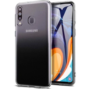 Samsung M40 Kılıf Clear Soft Transparent Şeffaf Ince Silikon + Ekran Koruyucu