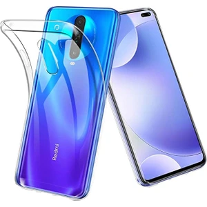 Xiaomi Poco X2 Kılıf Clear Soft Transparent Şeffaf Ince Silikon + Ekran Koruyucu