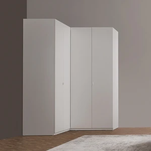 Enza Home Polka Akordeon Köşe Gardrop