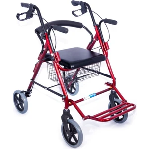 Comfort Plus Ayak Pedallı Alüminyum Rolatör Yürüteç - Tekerlekli Sandalye Gibi Kullanma Imkanı