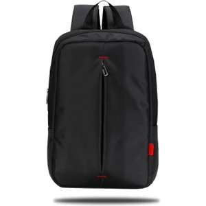 PR-R140 Roma Serisi Su Geçirmez Kumaş 13-14" Notebook ,laptop Sırt Çantası-Siyah