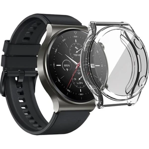 Coverzone Huawei Watch Gt 3 Pro 43MM Saat Silikon Ekran Koruyucu Şeffaf