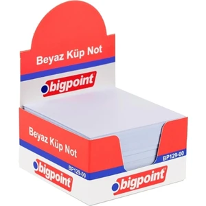 Beyaz Küp Not Kağıdı Bigpoint 8x8