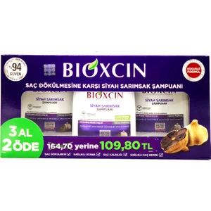 Bioxcin siyah Sarımsak Şampuan 300MLX3