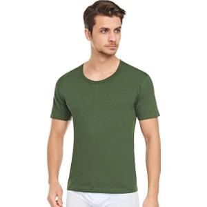Erkek Bisiklet Yaka Penye Fanila T-Shirt