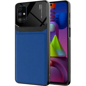 wowacs Samsung Galaxy M51 Uyumlu Kılıf Deri Görünümlü Tpu Sert Malzeme Kapak Kılıf