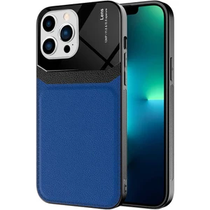 wowacs Apple iPhone 13 Pro Uyumlu Kılıf Deri Görünümlü Tpu Sert Malzeme Kapak Kılıf