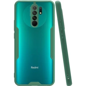 Xiaomi Redmi 9 Tam Korumalı Renkli Kenarlı Parfe Kılıf