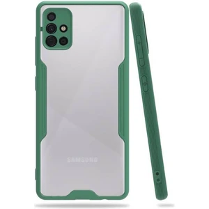 Samsung Galaxy A51 Tam Korumalı Renkli Kenarlı Parfe Kılıf