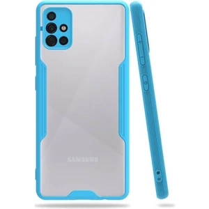 Samsung Galaxy A51 Tam Korumalı Renkli Kenarlı Parfe Kılıf