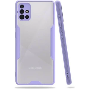 Samsung Galaxy A51 Tam Korumalı Renkli Kenarlı Parfe Kılıf