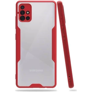 Samsung Galaxy A51 Tam Korumalı Renkli Kenarlı Parfe Kılıf