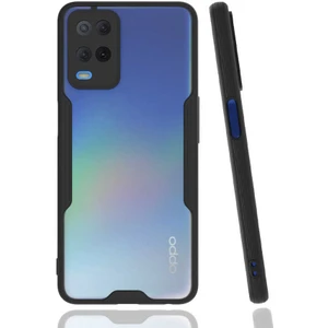 Oppo A54 Tam Korumalı Renkli Kenarlı Parfe Kılıf
