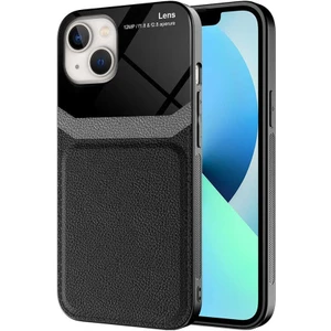 wowacs Apple iPhone 12 Uyumlu Kılıf Deri Görünümlü Tpu Sert Malzeme Kapak Kılıf