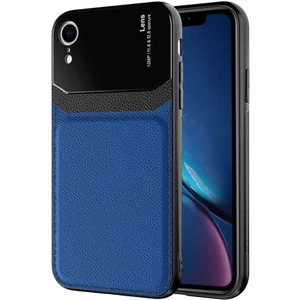 wowacs Apple iPhone Xr Uyumlu Kılıf Deri Görünümlü Tpu Sert Malzeme Kapak Kılıf