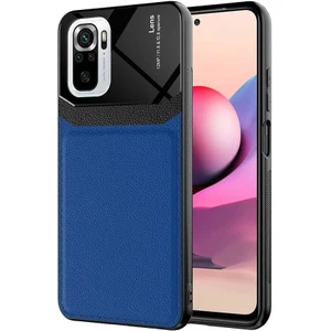 wowacs Xiaomi Redmi Note 10 Uyumlu Kılıf Deri Görünümlü Tpu Sert Malzeme Kapak Kılıf