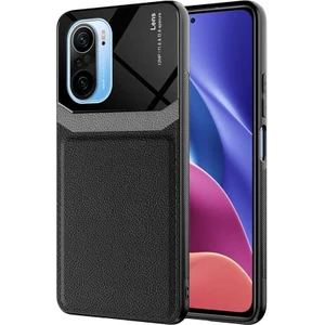 wowacs Xiaomi Redmi K40 Uyumlu Kılıf Deri Görünümlü Tpu Sert Malzeme Kapak Kılıf