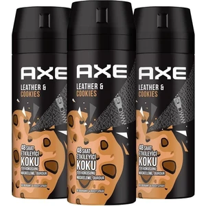 Men Deodorant Leather & Cookies 150 ml - 3 Adet