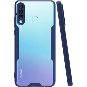 Huawei  P30 Lite Tam Korumalı Renkli Kenarlı Parfe Kılıf