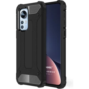 Xiaomi Mi 12 Kılıf Rugged Armor Siyah
