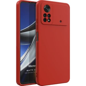 Matte Silicone Xiaomi Poco X4 Pro 5g Kılıf Kırmızı