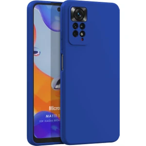 Matte Silicone Xiaomi Redmi Note 11 Pro 5g Kılıf Mavi