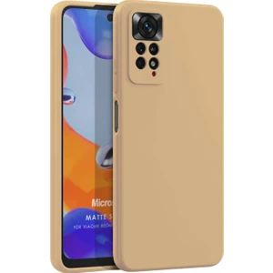 Matte Silicone Xiaomi Redmi Note 11 Pro 5g Kılıf Gold
