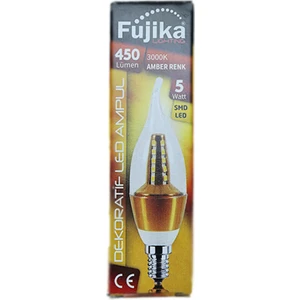 5W 230V 3000K E14 Kıvrık Uçlu LED Buji Ampul