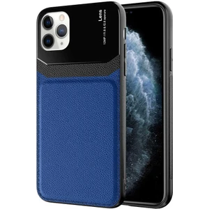wowacs Apple iPhone 11 Pro Max Uyumlu Kılıf Deri Görünümlü Tpu Sert Malzeme Kapak Kılıf