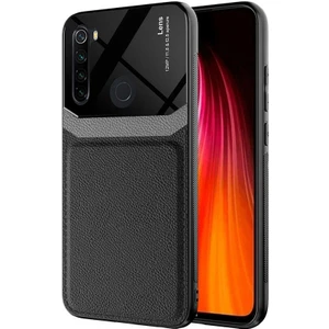 wowacs Xiaomi Redmi Note 8 Uyumlu Kılıf Deri Görünümlü Tpu Sert Malzeme Kapak Kılıf