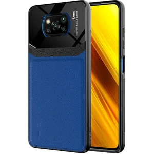 wowacs Xiaomi Poco X3 Pro Uyumlu Kılıf Deri Görünümlü Tpu Sert Malzeme Kapak Kılıf