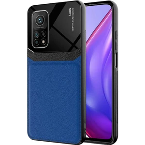 wowacs Xiaomi Mi 10T Pro Uyumlu Kılıf Deri Görünümlü Tpu Sert Malzeme Kapak Kılıf