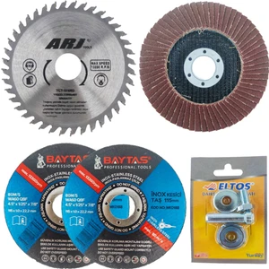 Daire Testere Aparatı Daire Testereler Metal Ağaç Demir Çelik 5 Parça Pro Seri